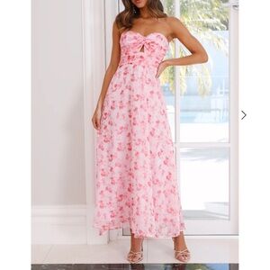Hello Molly LOVE FANTASY MIDI DRESS PINK 10